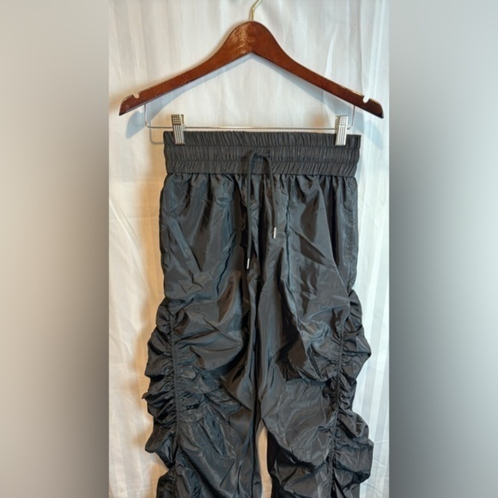 Y2k Kpopstyle Style Gathered Drawstring Wide Leg Cargo‎ Pants Size S - Picture 4 of 16